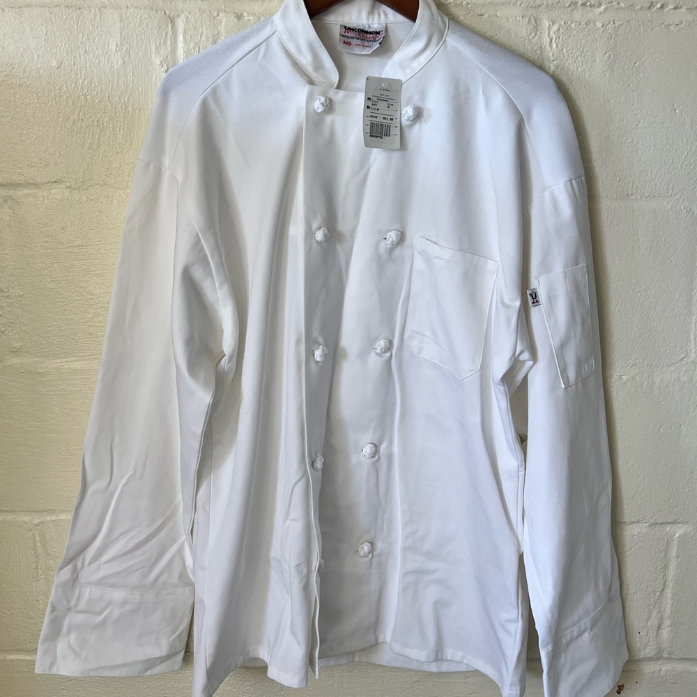 Uncommon Threads White Chef Jacket with Mesh Back